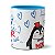 Caneca Casal Namorado Feliz no Amor Meu Par Pinguim Presente - Imagem 2