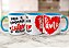 Caneca Namorados Criativa Coração Vermelho Cute Te Amo - Imagem 5