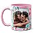 Caneca Namorados Linda Carinhosa Amiga Meu Amor Com Foto - Imagem 1