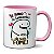 Caneca Flork Namorados Fofos Te Amo Do Tamanho Da Sua Fome - Imagem 1