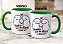 Caneca Flork Namorados Fofos Thankiu Por Me Aturar I Love Iu - Imagem 7