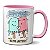 Caneca Namorados Fofos Com Você Eu Me Derreto Igual Picolé - Imagem 1