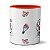 Caneca Namorados Fofos Buquê Por Onde For Quero Ser Seu Par - Imagem 2