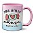 Caneca Namorados Apaixonados Seu Amor Adoça Minha Vida - Imagem 1
