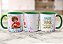 Caneca Feliz Aniversário Com Foto Saúde Paz Amor Parabéns - Imagem 8