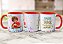 Caneca Feliz Aniversário Com Foto Saúde Paz Amor Parabéns - Imagem 5