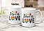 Caneca LGBTQIA+ Amor é Amor Love is Love Presente Criativo - Imagem 6