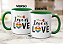 Caneca LGBTQIA+ Amor é Amor Love is Love Presente Criativo - Imagem 5