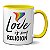 Caneca LGBTQIA+ Amor é Minha Religião Love is My Religion - Imagem 1