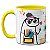 Caneca Professora De História Frase Prestem Atenção Flork - Imagem 1