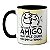 Caneca Flork Tenho Um Amigo Que Vale Ouro Vou Vender Presente - Imagem 1