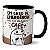 Caneca Flork Em Caso De Emergência Meu Tipo Sanguíneo Café+ - Imagem 1