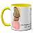 Caneca Mulher Com Saúde Mental Não Quer Guerra Com Ninguém - Imagem 1