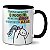 Caneca Flork Tenho Azar No Jogo Azar No Amor E Sorte No Azar - Imagem 1