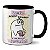 Caneca Flork Linda Ansiosa Esfomeada E Um Pouco Surtada! - Imagem 1