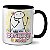 Caneca Flork Meme Engraçada Não Sou Obrigada A Nada Presente - Imagem 1