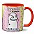 Caneca Flork Divertida Devendo E Luxando Essa É A Vida - Imagem 1