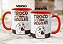 Caneca Flork Divertida Troco Gente Chata Por Chocolate - Imagem 4