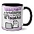 Caneca Flork Trabalhando Culposamente: Sem Querer Trabalhar - Imagem 1