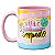 Caneca Dias Das Mães Presente Fofo Mãe Você É O Meu Mundo - Imagem 1
