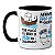 Caneca Por Você Bebo Mar de Canudinho Música Xícara Criativa - Imagem 1