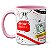 Caneca Flork Ele Pausa O Jogo Pra Me Dar Um Beijo Te Amo! - Imagem 1