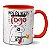 Caneca Flork Namorada Te Amo Mas As Vezes Da Vontade De... - Imagem 1