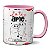 Caneca Flork Namorados Eu Te Amo E Não É Pouco Presente Fofo - Imagem 1
