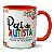 Caneca Presente Pai De Autista Com Amor As Peças Se Encaixam - Imagem 1
