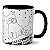 Caneca Feliz Dia Dos Pais Presente Minimalista Pai E Filho - Imagem 1