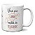 Caneca Dia da Mulher você fica linda vestida de felicidade - Imagem 1