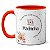 Caneca Convite para Madrinha de Crisma Com Nome Frase Amar - Imagem 1