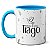 Caneca Convite Padrinho de Crisma COM Nome Escolhemos Você - Imagem 1