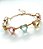 Pulseira Haste de Coração Cristal - Imagem 1