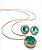 Conjunto Redondo Cristal com Zircônia - Imagem 1