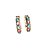Brinco Argola Pedras Cristal - Imagem 1