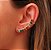 Brinco Ear Cuff Colorido - Imagem 2