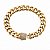 Pulseira Lisa Fecho Cravejado - Imagem 1