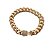 Pulseira Lisa Fecho Cravejado - Imagem 1