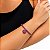 Bracelete Coração Fúcsia Fusion - Imagem 2