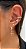 Piercing Fake com Pingente Cruz e Zircônias Brancas - Imagem 2
