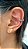 Piercing Fake Três Fileiras com Zircônias Lilás - Imagem 2