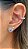 Piercing Fake Quatro Fileiras Colorido - Imagem 2