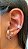Brinco Ear Hook Colors Coração - Imagem 4