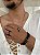 Pulseira Masculina 2 Voltas Trançada e Lisa - Imagem 4