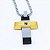 Colar Pingente Cruz Dourado - Imagem 2