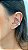 Piercing Fake Cravejado Zircônias Brancas - Imagem 3