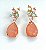 Brinco Gota Living Coral - Imagem 1