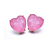 Brinco Coração Pink Light - Imagem 1