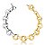 Pulseira em Elos Redondos e Ovais - Imagem 1